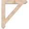 Ekena Millwork Traditional Arts and Crafts Smooth Bracket w/ Offset Brace, Douglas Fir, 7 1/2"W x 40"D x 44"H BKT0806X40X44TRA03SDF - alternate 2